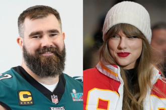 Jason Kelce praised Taylor Swift for her beneficial influence on NFL games and the Chiefs' success.