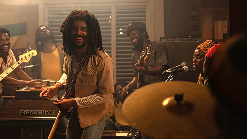 Bob Marley: One Love, starring Kingsley Ben-Adir as the renowned reggae legend, makes a record $46.2 million debut.