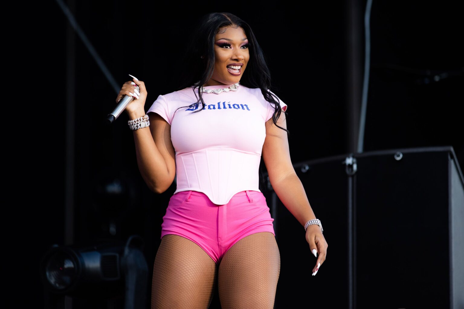 Megan Thee Stallion is too sexy for the pool, apparently.